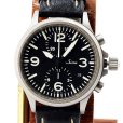 ジン　７５６　クロノグラフ　黒文字盤