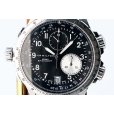 ハミルトン　カーキＥＴＯ　クロノグラフ　Ｈ７７６１２１　黒文字盤　表面拡大