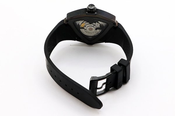 ハミルトン　ベンチュラＸＸＬ　Ｈ２４６１５０　黒文字盤　ラバーベルト