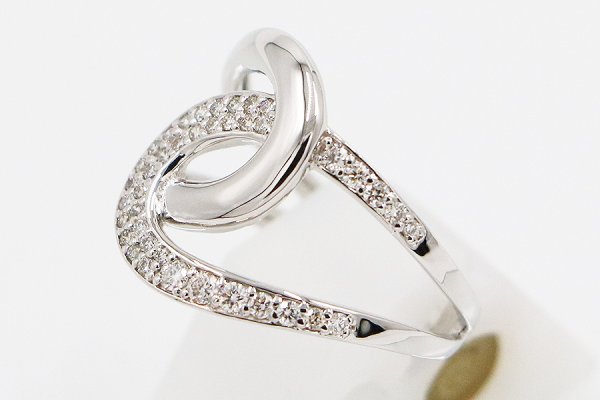 PT900 ダイアイリリング 0.30ct 4.90g　サイド