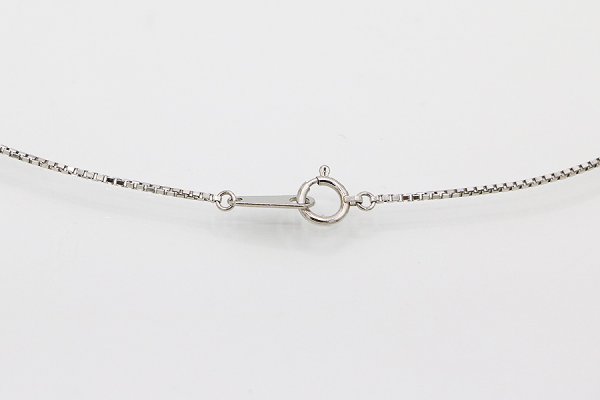 PT900/850 ダイアイリペンダントネックレス 1.08ct 7.90g　留め具