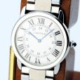 カルティエ　ロンドソロＬＭ　Ｗ６７０１００５　銀文字盤