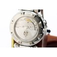 カルティエ　パシャ３８　コンベックスグリッド　Ｗ３１０５９Ｈ３　銀文字盤　裏面拡大