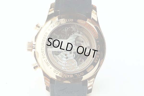 ＩＷＣ　ポルトギーゼ　ヨットクラブ　ＩＷ３９０５０１　銀文字盤　裏面拡大