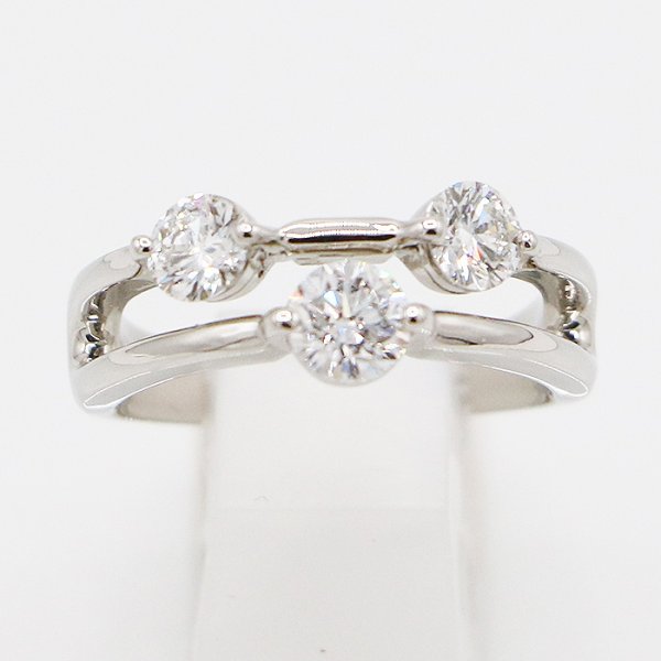 PT900 ダイアイリリング 1.00ct 7.60g