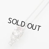 PT900/850 モルガナイトダイアイリペンダントネックレス 0.74ct 0.39ct 4.20g