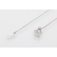 K18WG/PG ダイアイリペンダントネックレス 0.22ct 0.28ct 4.00g　留め具外したイメージ