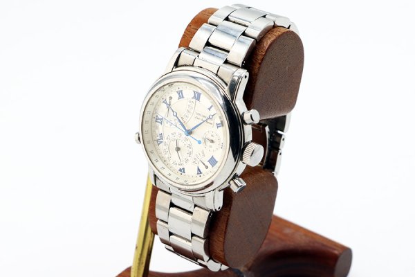 シェルマン　デュアルタイムリピーター　銀文字盤　６７６０－Ｔ０１７８５１　サイド