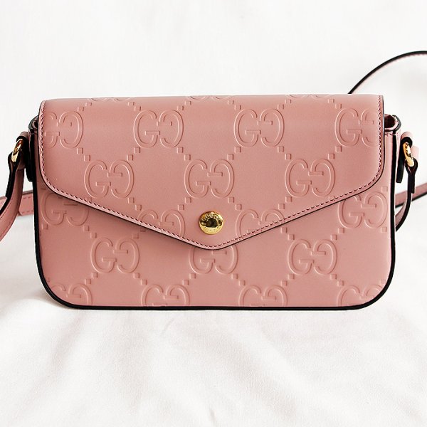 グッチ　GGスーパーミニ ショルダーバック 772794 525040 ピンク