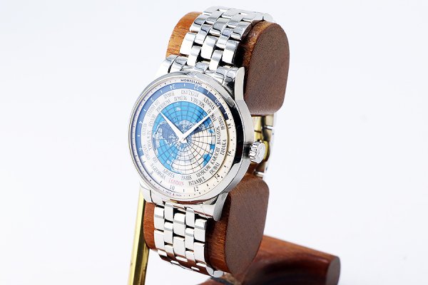 モンブラン　ヘリテージスピリット オルビステラルム　１１２３０８　世界地図文字盤　サイド