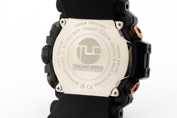 カシオ　Ｇショック　ＧＷ－９５００ＴＬＣ－１ＥＲ　チームランドクルーザー２０２４年限定　裏面拡大