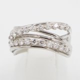 PT900 ダイアイリリング 0.70ct 12.10g