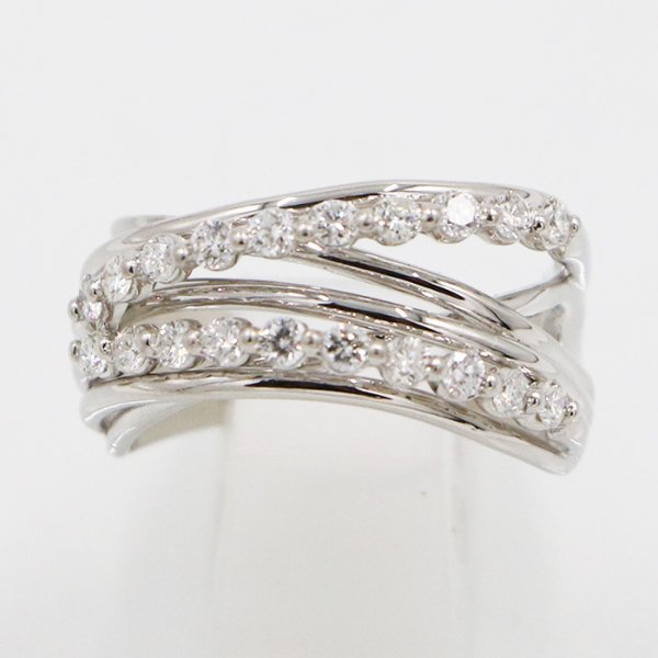 PT900 ダイアイリリング 0.70ct 12.10g