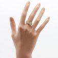 K18 ダイアイリリング 0.40ct 5.00g　装着イメージ