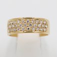 K18 ダイアイリリング 0.40ct 5.00g