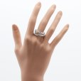 PT900 ダイアイリリング 0.70ct 12.10g　装着イメージ
