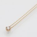 ４℃　K18PG ダイアイリペンダントネックレス1.00g