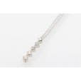 ミキモト　K18WG ダイアイリペンダントネックレス 0.28ct　裏面