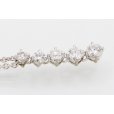 ミキモト　K18WG ダイアイリペンダントネックレス 0.28ct　拡大