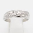ミキモト　PT950 ダイアイリリング 0.26ct 8.70g