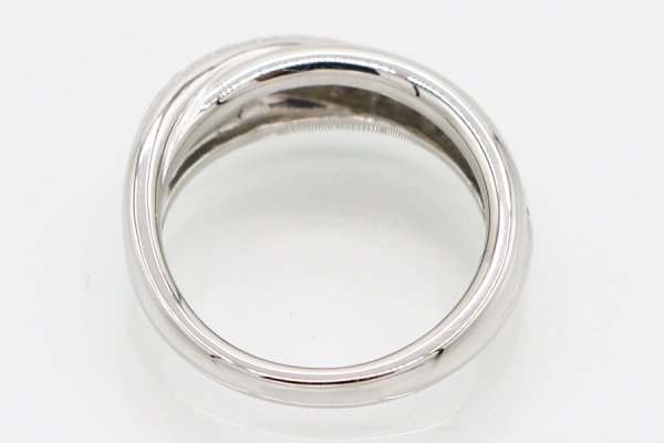 ミキモト　PT950 ダイアイリリング 0.26ct 8.70g　内側