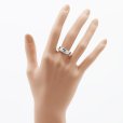 ミキモト　PT950 ダイアイリリング 0.26ct 8.70g　装着イメージ