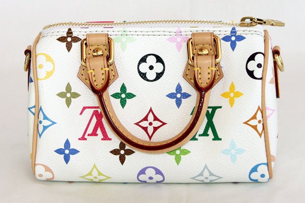ルイ・ヴィトン　LV × TM ナノ・スピーディ M13391 マルチカラー　裏面