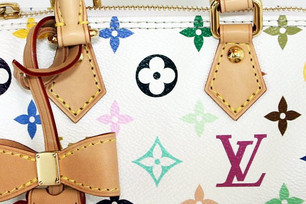 ルイ・ヴィトン　LV × TM ナノ・スピーディ M13391 マルチカラー　表面拡大