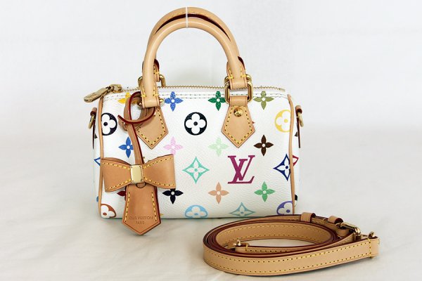 ルイ・ヴィトン　LV × TM ナノ・スピーディ M13391 マルチカラー　ストラップ