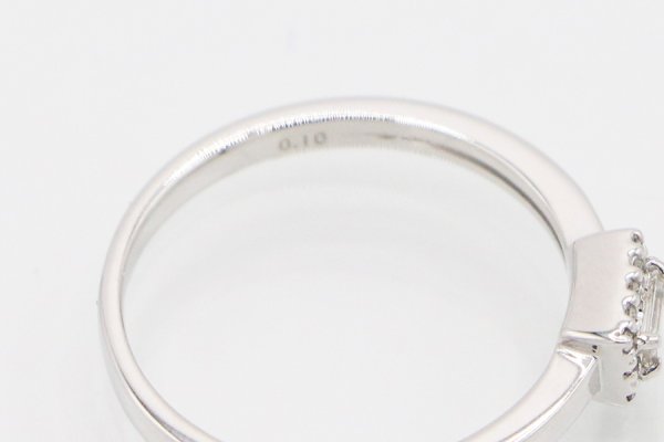 ヴァンドーム　K18WGダイアイリリング 0.10ct 2.60g　刻印(2)