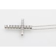 デビアス　PT950/850 ダイアイリペンダントネックレス 1.29ct 6.60g　サイド