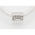 ヴァンドーム　K18WGダイアイリリング 0.10ct 2.60g　拡大