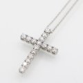 デビアス　PT950/850 ダイアイリペンダントネックレス 1.29ct 6.60g