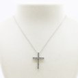 デビアス　PT950/850 ダイアイリペンダントネックレス 1.29ct 6.60g　装着イメージ