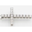 デビアス　PT950/850 ダイアイリペンダントネックレス 1.29ct 6.60g　拡大