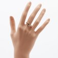 ヴァンドーム　K18PG ダイアイリリング 0.15ct 4.50g　装着イメージ