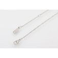デビアス　PT950/850 ダイアイリペンダントネックレス 1.29ct 6.60g　留め具外したイメージ