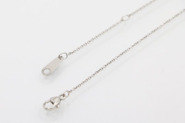 デビアス　PT950/850 ダイアイリペンダントネックレス 1.29ct 6.60g　留め具外したイメージ