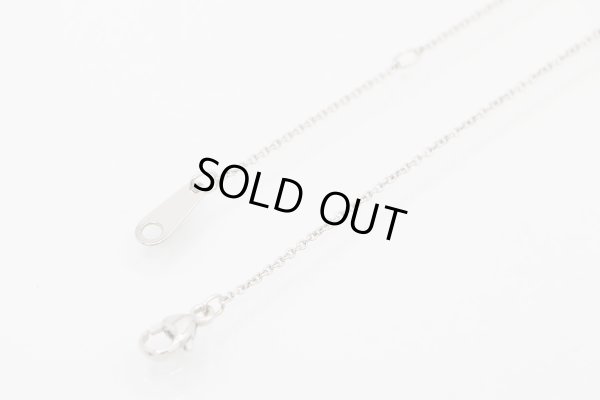 デビアス　PT950/850 ダイアイリペンダントネックレス 1.29ct 6.60g　留め具外したイメージ