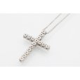 デビアス　PT950/850 ダイアイリペンダントネックレス 1.29ct 6.60g　裏面