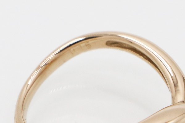 ヴァンドーム　K18PG ダイアイリリング 0.15ct 4.50g　刻印(2)