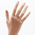 ディズニー　K18PG ダイアイリリング 0.10ct 0.03ct 1.50g　装着イメージ