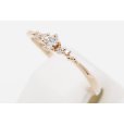 ディズニー　K18PG ダイアイリリング 0.10ct 0.03ct 1.50g　サイド