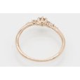 ディズニー　K18PG ダイアイリリング 0.10ct 0.03ct 1.50g　内側