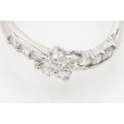 PT900 ダイアイリリング 0.50ct 3.20g　拡大