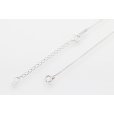 スタージュエリー K18WG ブルートパーズダイアイリペンダントネックレス 0.03ct 4.00g　留め具外したイメージ