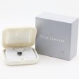 スタージュエリー K18WG ブルートパーズダイアイリペンダントネックレス 0.03ct 4.00g　箱