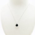 スタージュエリー K18WG ブルートパーズダイアイリペンダントネックレス 0.03ct 4.00g　装着イメージ