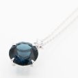 スタージュエリー K18WG ブルートパーズダイアイリペンダントネックレス 0.03ct 4.00g