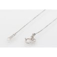 PT900/850 ダイアイリペンダントネックレス 1.00ct 5.20g　留め具外したイメージ